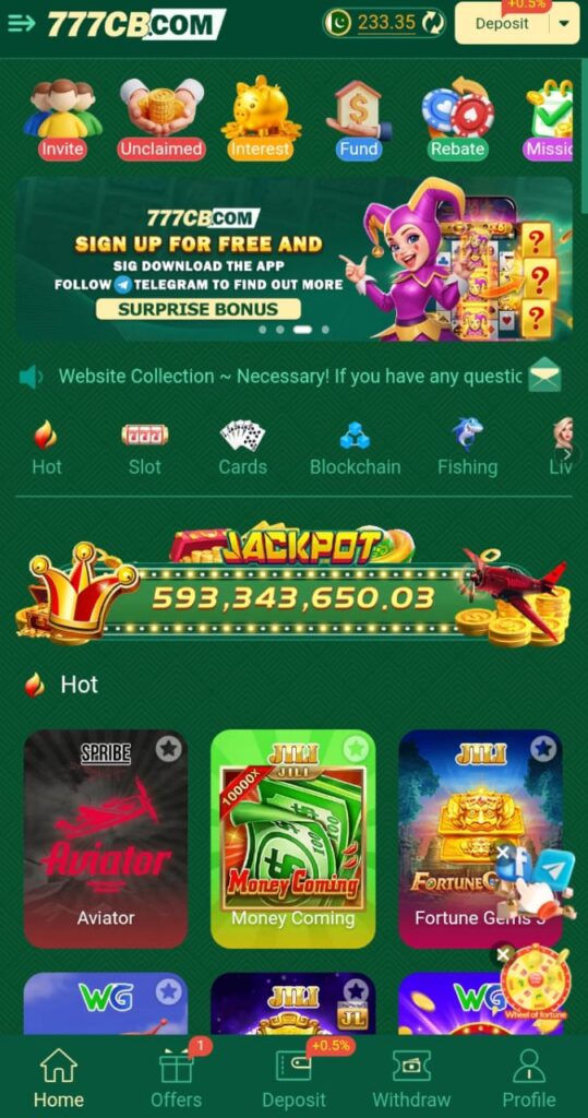 777cb game APK