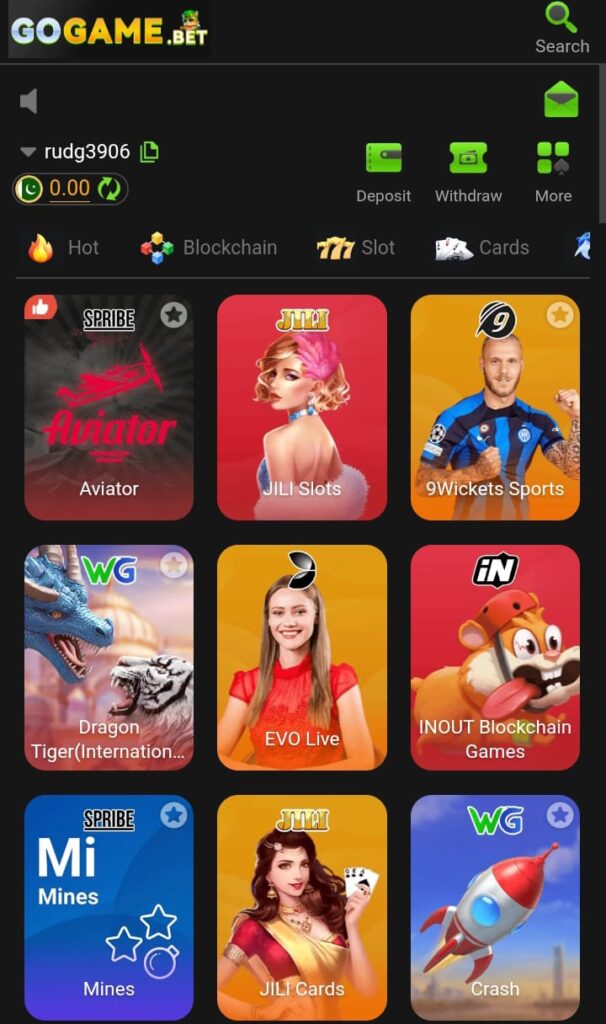 go game homescreen image