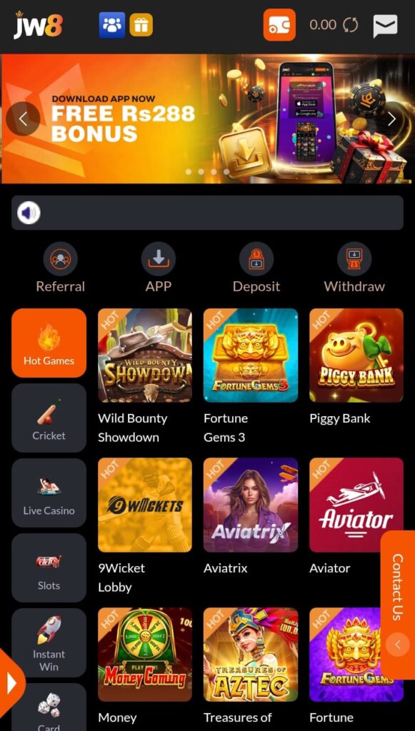 jw8 game dashboard image
